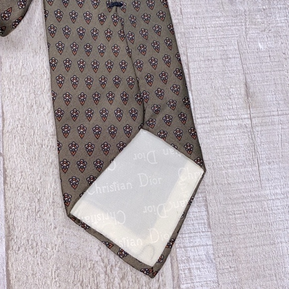 CHRISTIAN DIOR mens silk tie - Picture 6 of 8